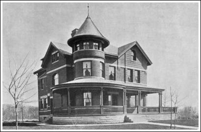 Norwood home of the Barker family, proprietors of the Cincinnati Pressed Brick Company, whose manufacturing facilities were located a short distance to the east on the western banks of the Duck Creek.