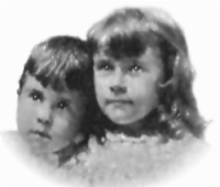 The Bellsmith children - Randolph Ormsby, 7, and Georgina L., 8.