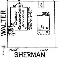 German Reform Church at Sherman & Walters, ca. 1904
