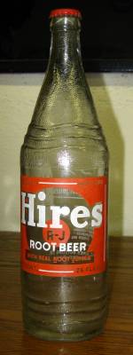 Front of Hires Root Beer Bottle