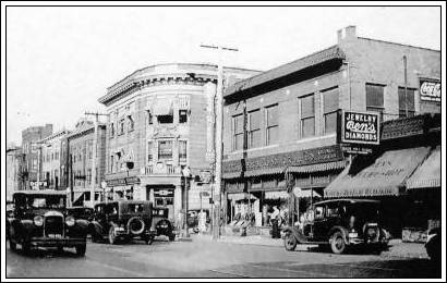 Norwood First National Bank and Sears & Roebuck store at Montgomery Road 
  (Main Avenue) and Washington Avenue