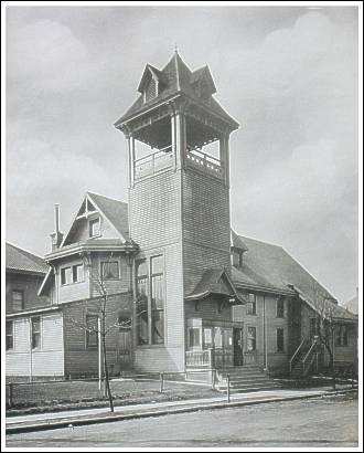 Norwood Town Hall at Montgomery and Elm.